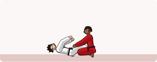 Illustration of Brazilian Jiu-Jitsu