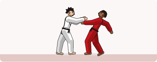 Illustration of Jiu-Jitsu